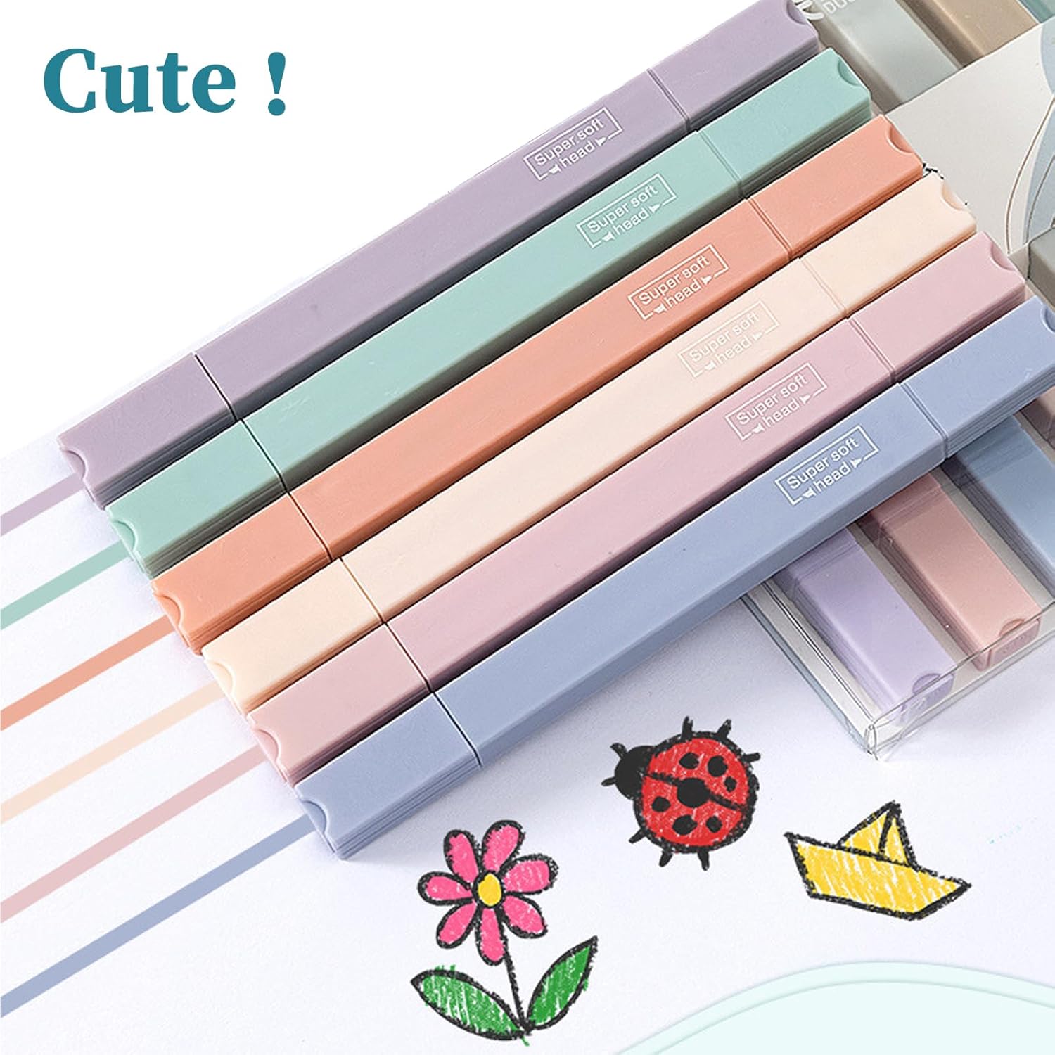 12Pcs_Bible_Highlighters,_Aesthetic_Cute_Highlighters_and_Pens_no_bleed,_Dry_Fast_Easy_to_Hold_for_School_Supplies_and_Office_Bible_Journaling_DIY_Home_(Morandi)