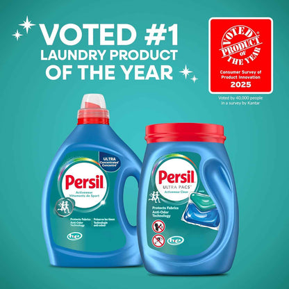 Persil Activewear Clean Laundry Detergent Liquid – Trail Gear Laundry Soap for Garage Gear Closets, 82 Loads Per 82.5 Fl Oz