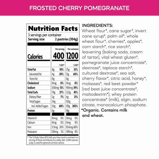 Nature's Path Organic Toaster Pastries – Clean-Eating Pantry Staple with Real Fruit Filling, Fair Trade Certified