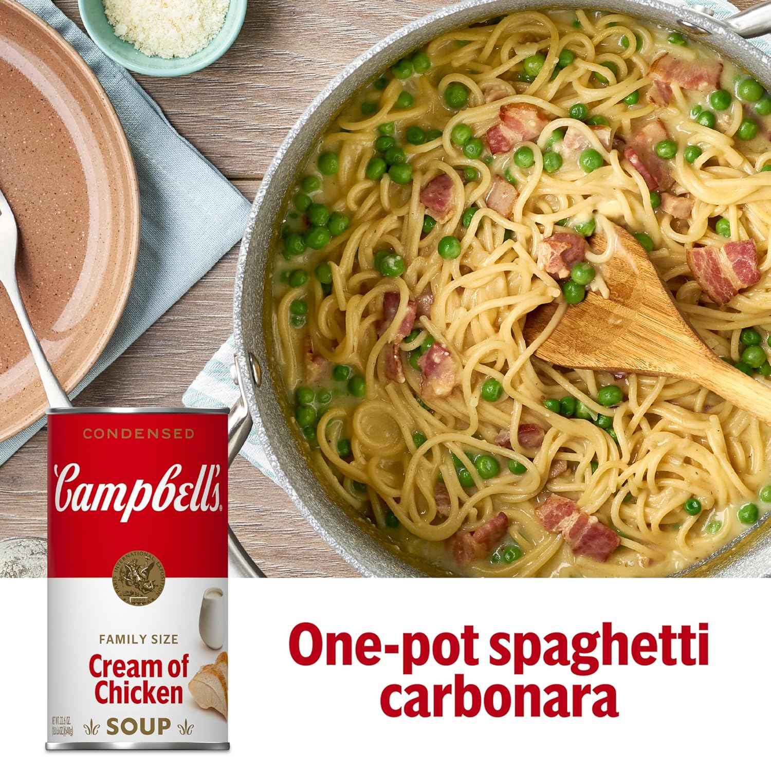 Campbell's Cream of Mushroom Soup – Comforting Soup Starter for Mindful Weeknight Cooking