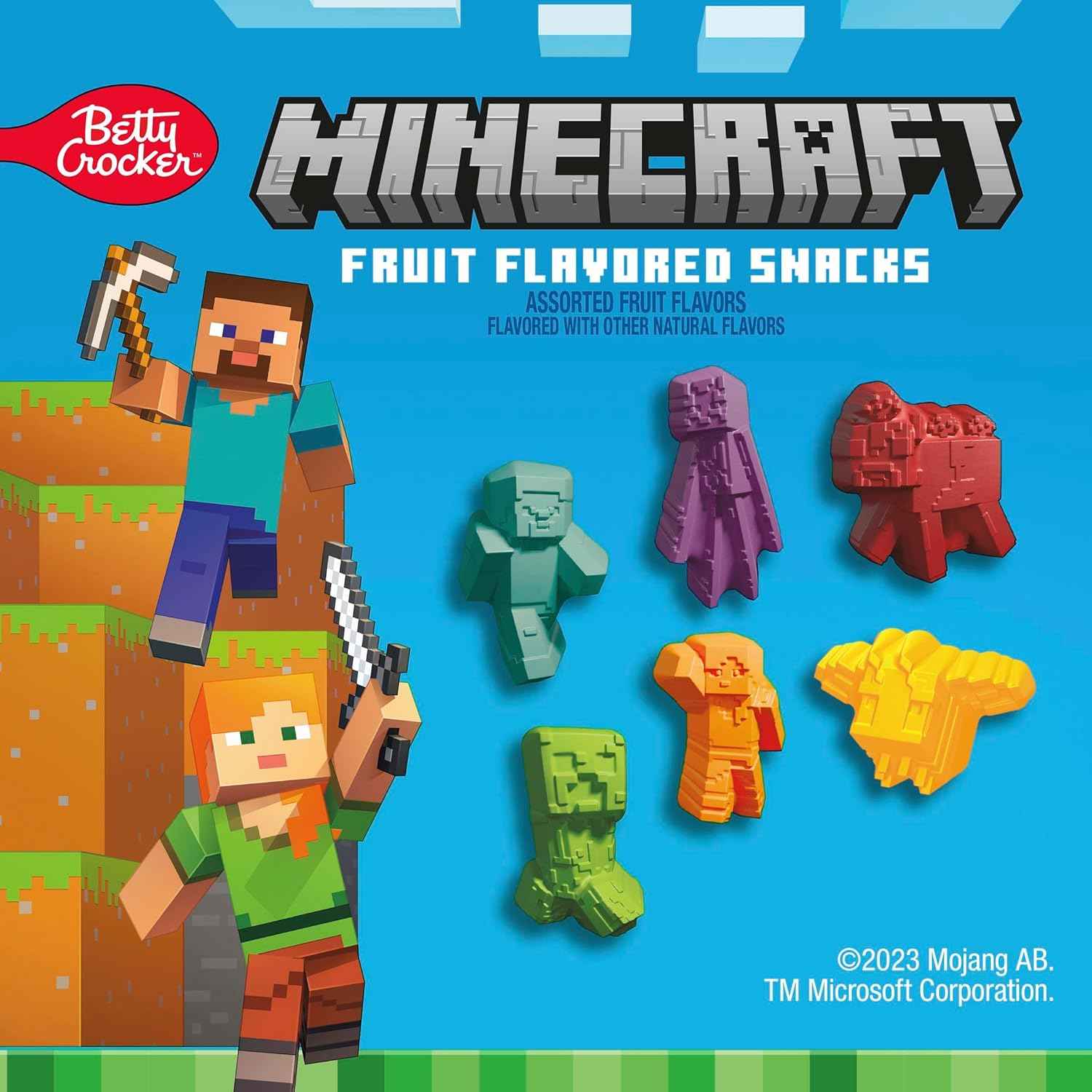 Minecraft Fruit Flavored Snacks 22 Pouch Value Pack – Themed Goody Bag Filler for Birthday Parties