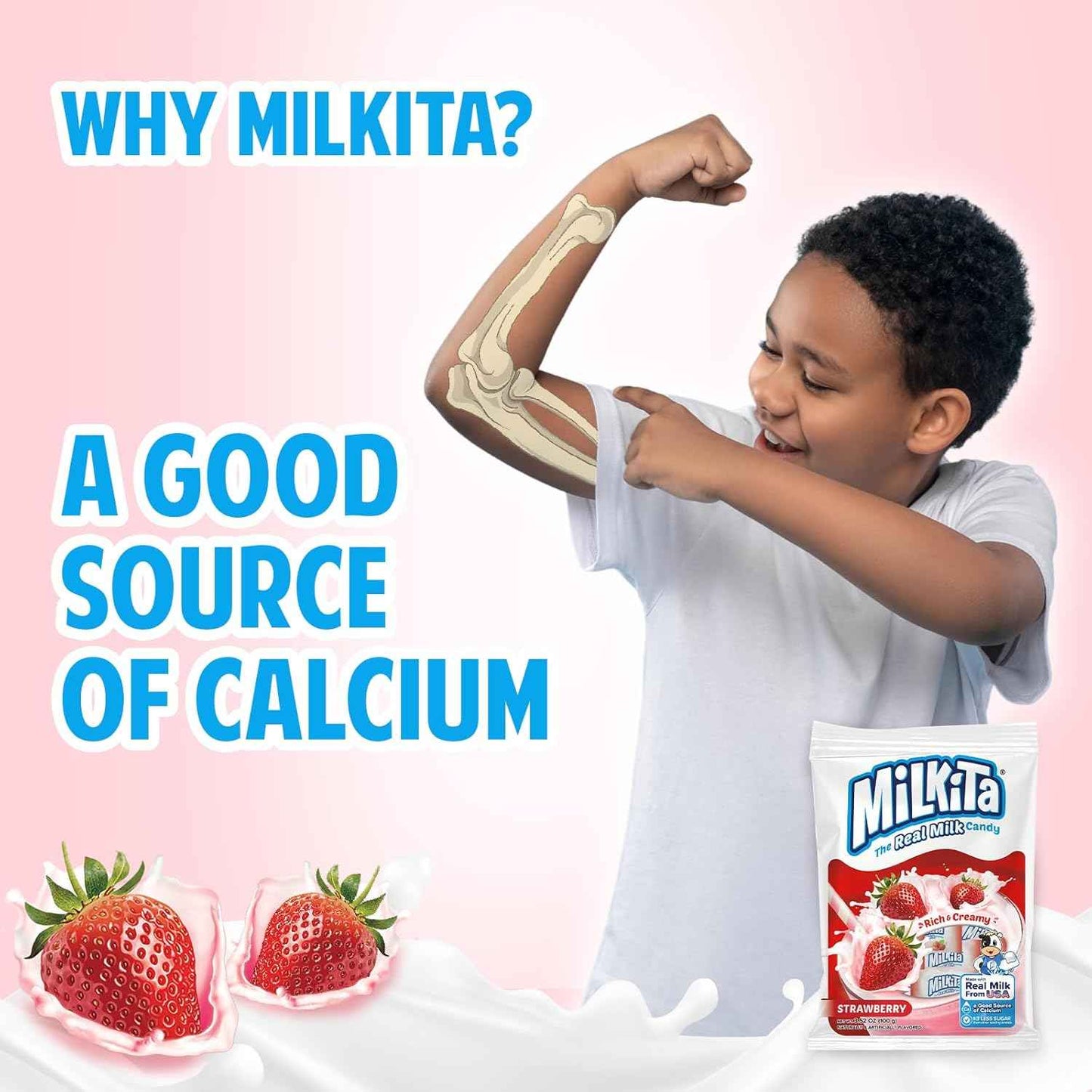 Milkita Honeydew Melon Milk Candy – Guilt-Free Self-Care Snack for Mindful Indulgence, Lower-Sugar Chews