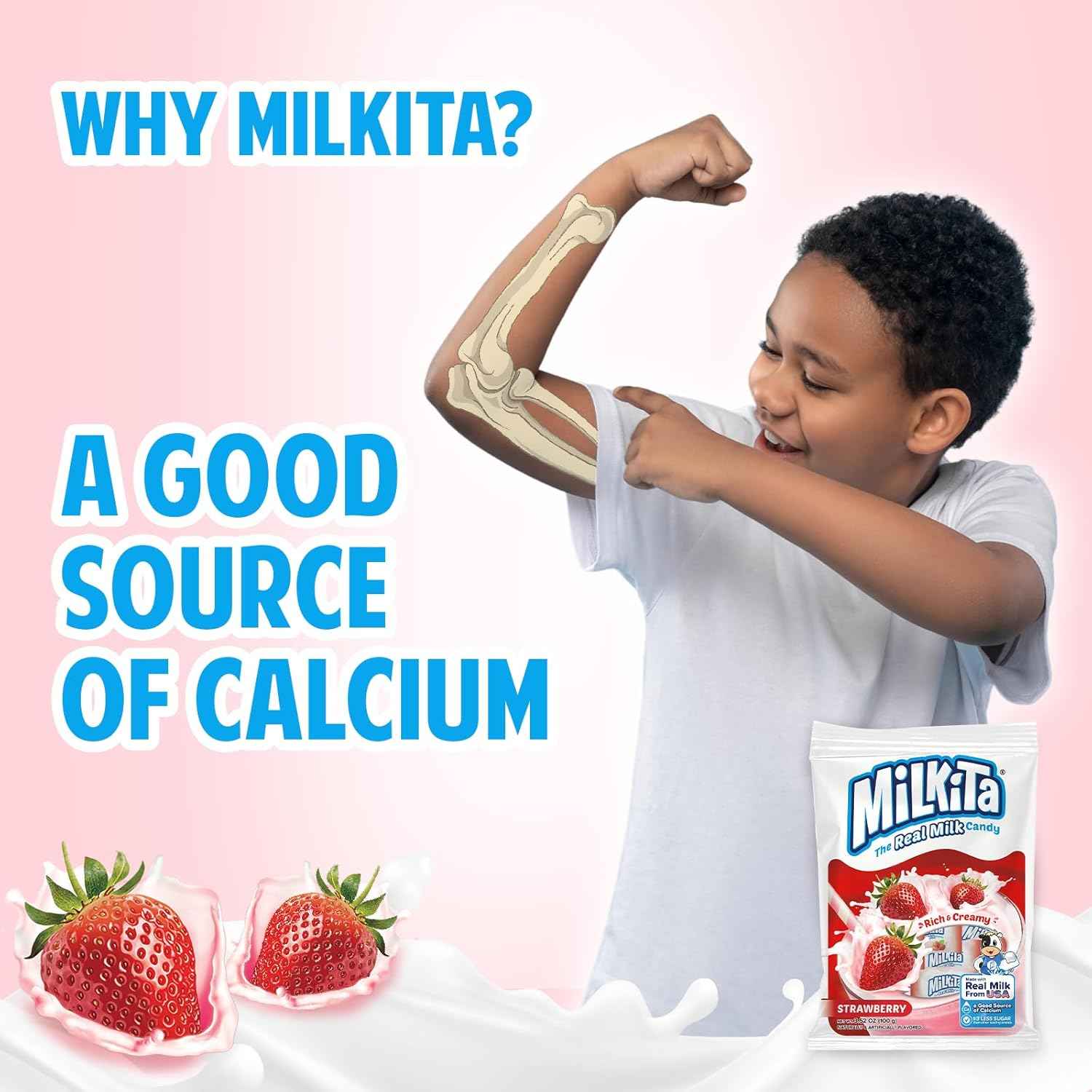 Milkita Honeydew Melon Milk Candy – Guilt-Free Self-Care Snack for Mindful Indulgence, Lower-Sugar Chews