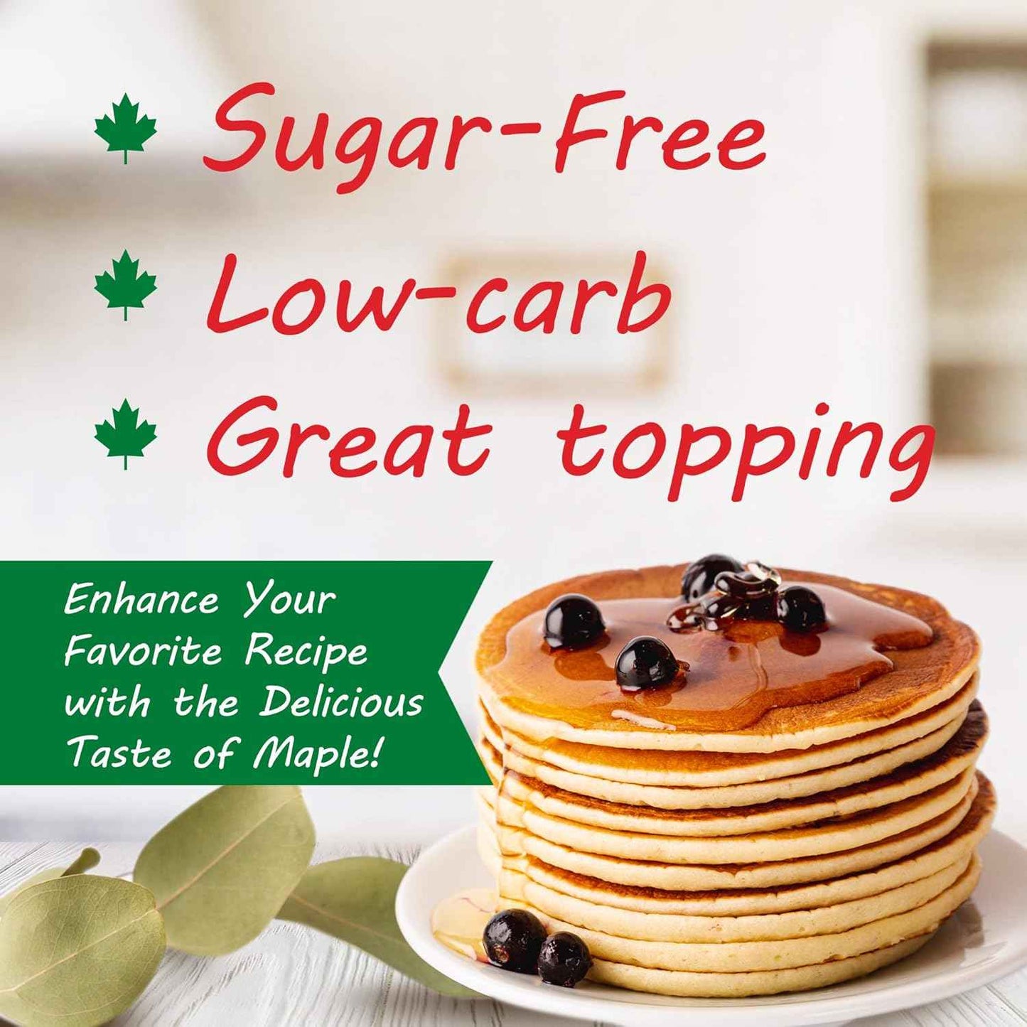 Maple Grove Farms Sugar Free Syrup, Thoughtful Housewarming Gift for the Health-Conscious Home Cook, 24 Ounce Pack of 2