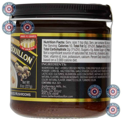 Better Than Bouillon Premium Mushroom Base – Streamlined Pantry Solution for Busy Cooks