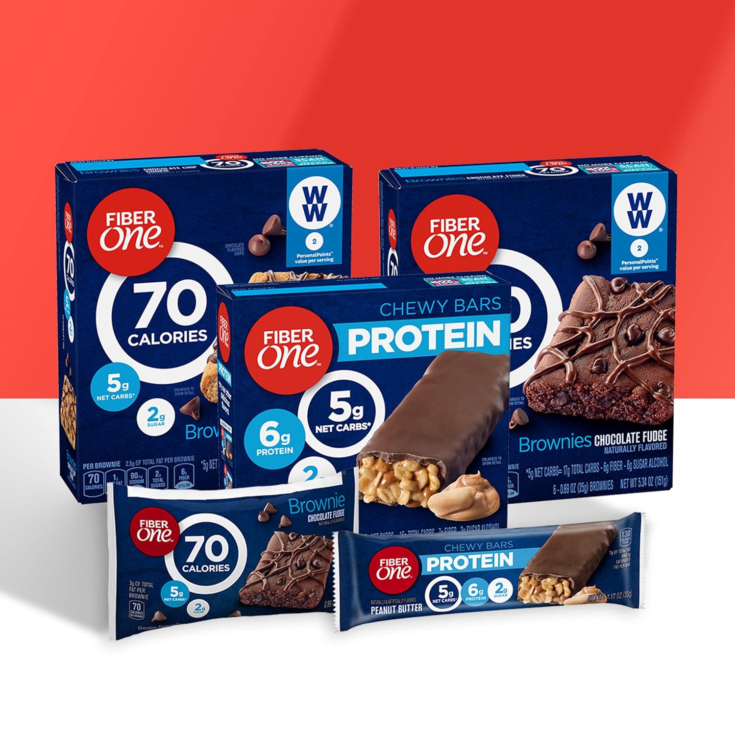 Fiber One Chewy Protein Bars Caramel Nut — Wellness Snack for Self-Care Routines, Mindful Afternoon Treat