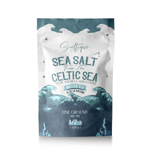 Celtic Sea Fine Mineral Salt – Nightly Bath Soak for Skin & Stress Relief, Mindful Self-Care Ritual