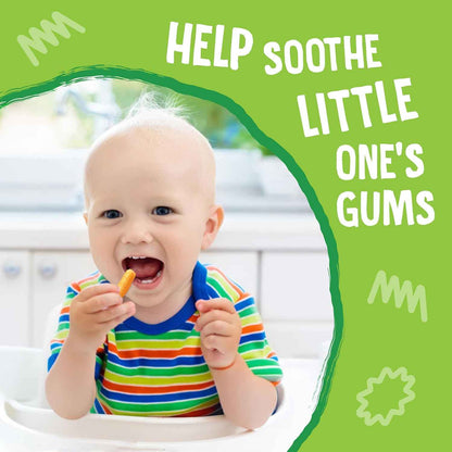 Earth's Best Dissolvable Crunchy Sticks – Stage 2 Finger Food for Nursery and Playroom Snacking