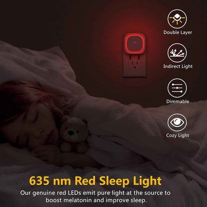 EverBrite LED Plug in Night Light Gift Set, 2 Pack in 7 Colors Affordable Practical Present for Mom Grandma and Housewarming