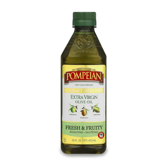 Pompeian Gourmet Selection Extra Virgin Olive Oil – Thoughtful Housewarming Gift, Premium Cold Pressed EVOO for New Homeowners