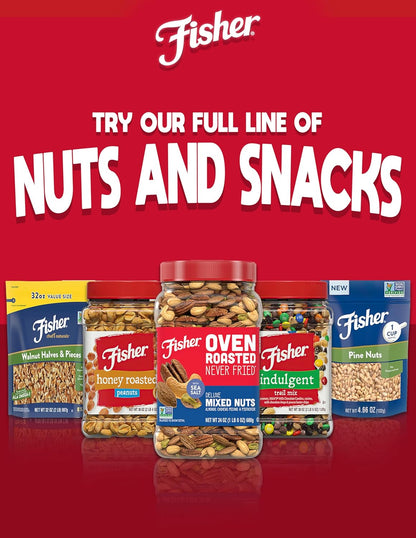 Fisher Praline Pecans, 5.5 oz Resealable Pouch — Sweet Holiday Gift for Her, Stocking Stuffer and Hostess Present