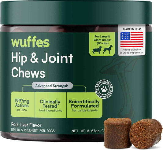 Joint Support Chews for Active Large Dogs – Trail and Hiking Recovery Supplement