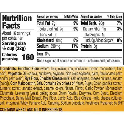Gardetto's Aged Cheddar Snack Mix Tub – Kids Lunchbox Snack Packs for School and After-School