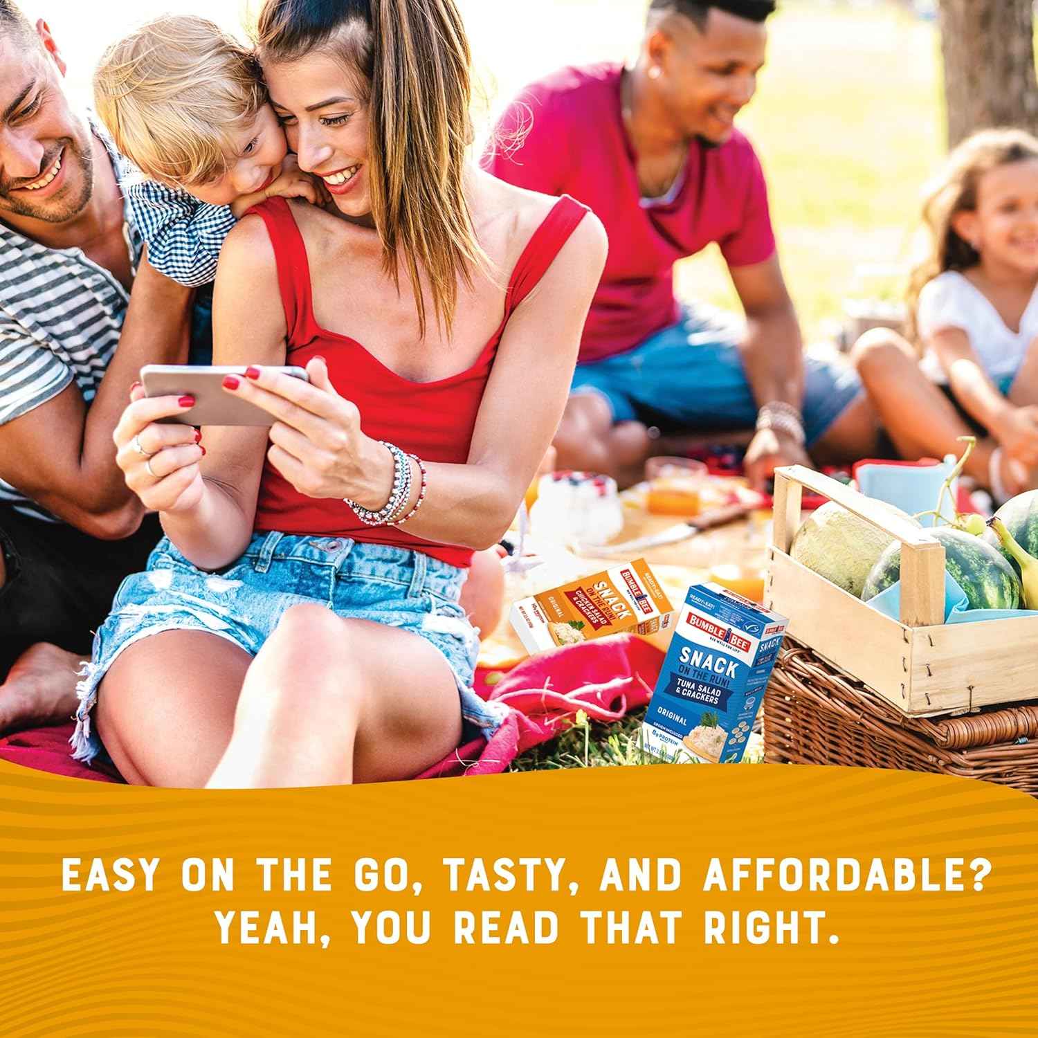 Bumble Bee Snack on the Run Chicken Salad Kit – Office Drawer Protein for Commuters and Remote Workers, Shelf Stable and Ready