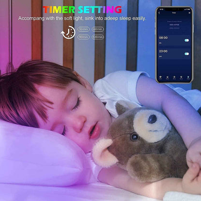Tenmiro LED Strip Lights for Bedroom Wind Down Routine, Dimmable Color Changing Ambient Lighting for Relaxation and Better Sleep