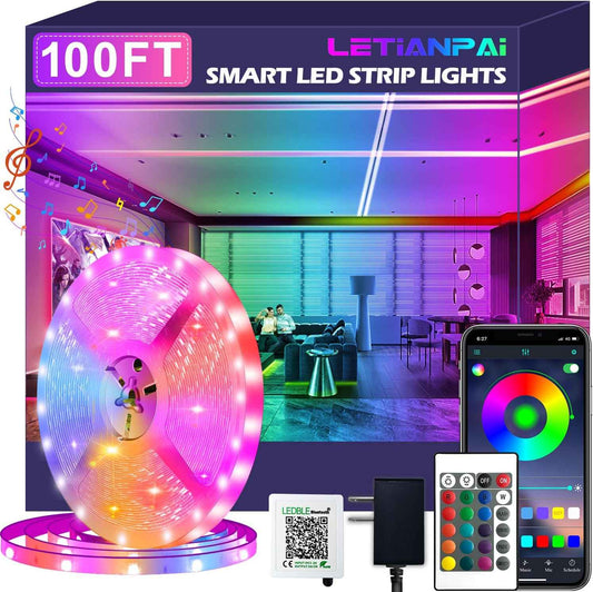 HiLighting 300FT LED Strip Lights Flameless and Cool to Touch – Safer Alternative to Candles for Kids Bedroom and Pet Friendly Homes