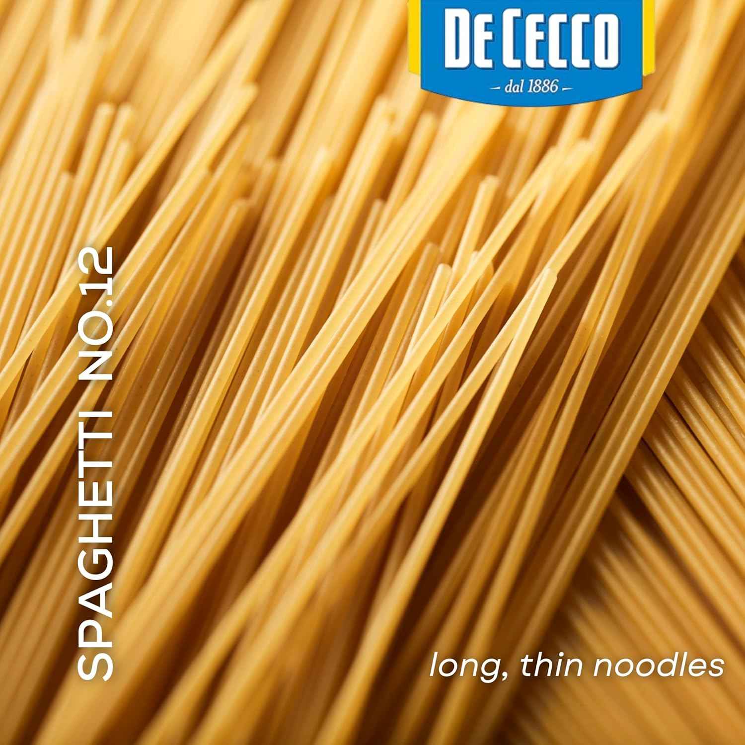 De Cecco Spaghetti No. 12 – Simple Italian Pantry Staple for Clutter-Free Kitchens and Effortless Weeknight Spaghetti Dinners