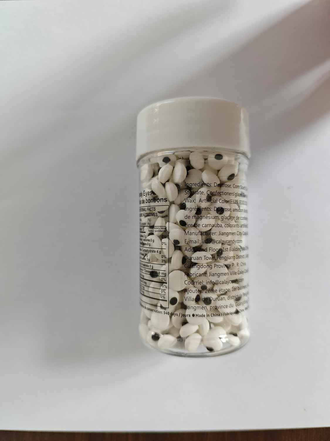 Sprinkle Haven 7mm Sugar Googly Eyes – Child-Safe Sprinkle Decorations for Halloween Classroom Treats