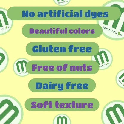 Manvscakes Clean Label Blue Sprinkles – Natural Dye Dessert Topping for Health Minded Home Bakers