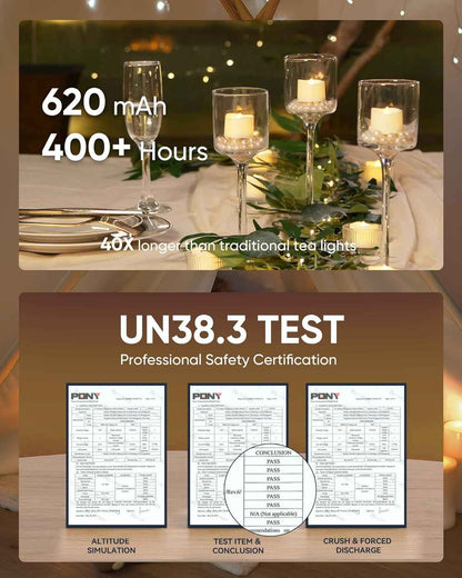 Homemory Flameless Tea Lights with Remote Timer – Fire-Safe LED Candles for Homes with Kids, Cats, and Curious Pets