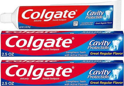 Colgate Cavity Protection Toothpaste – Daily Wellness Ritual for Enamel Care, Invigorating Mint Freshness