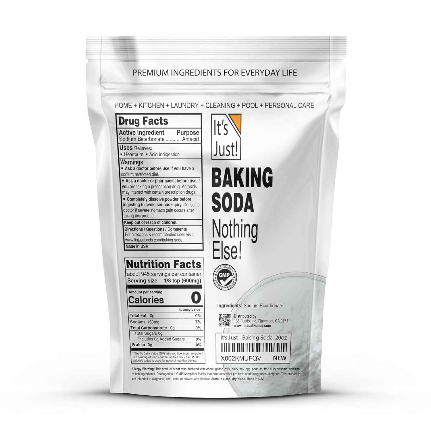 It's Just - Baking Soda for Intentional Homes: One Ingredient, Countless Uses