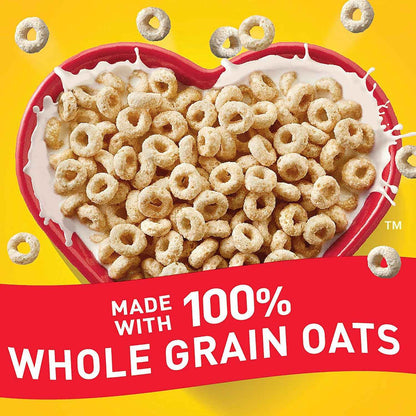 Frosted Cheerios Heart Healthy Cereal – Pantry Staple for Cholesterol-Conscious Adults, 18.4 oz Family Size