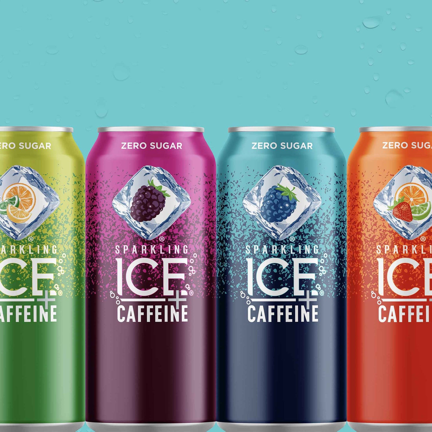Sparkling Ice Caffeine Black Raspberry Sparkling Water for Clean Caffeine Routines, Antioxidant Sparkling Water with 70mg Caffeine