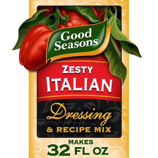 Good Seasons Zesty Italian Dressing & Recipe Mix – Pantry Must-Have for Everyday Home Cooking