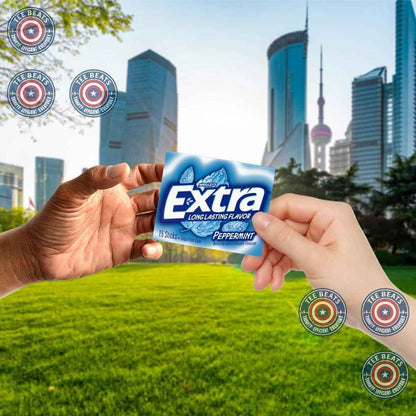 EXTRA Peppermint Sugar Free Gum Back to School Care Pack for Elementary Kids Lunchboxes