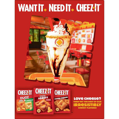 Cheez-It Snack Mix, Patio and Game Day Snack Mix for Outdoor Hosting, Original, 17.8oz Box