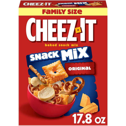 Cheez-It Snack Mix, Patio and Game Day Snack Mix for Outdoor Hosting, Original, 17.8oz Box