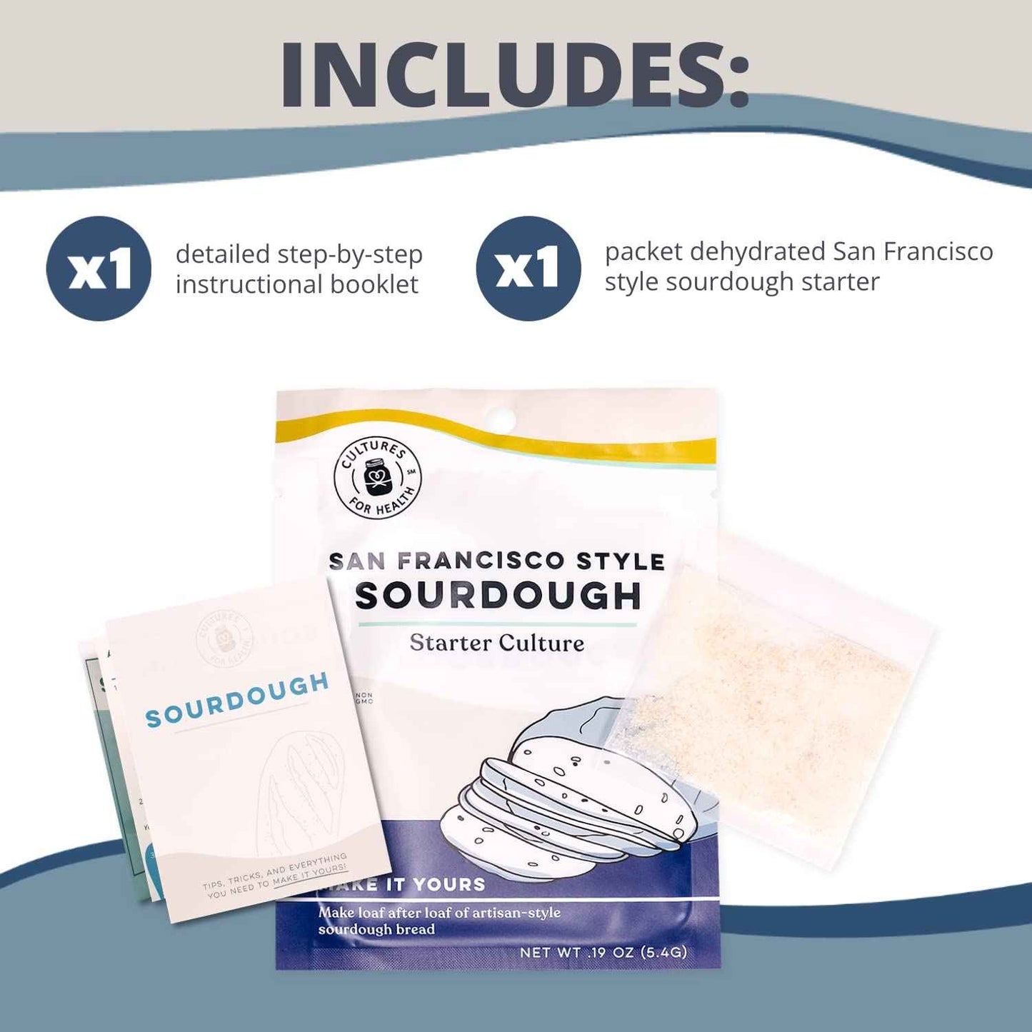 Cultures for Health San Francisco Sourdough Starter – Family Baking Project for the Home Kitchen with Kids