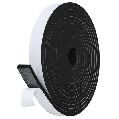Fowong Weather Stripping Seal – Simple Peel-and-Stick Foam Tape for Clutter-Free Homes, 16ft Neutral Color Insulation