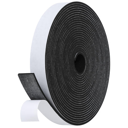 Fowong Weather Stripping Seal – Simple Peel-and-Stick Foam Tape for Clutter-Free Homes, 16ft Neutral Color Insulation