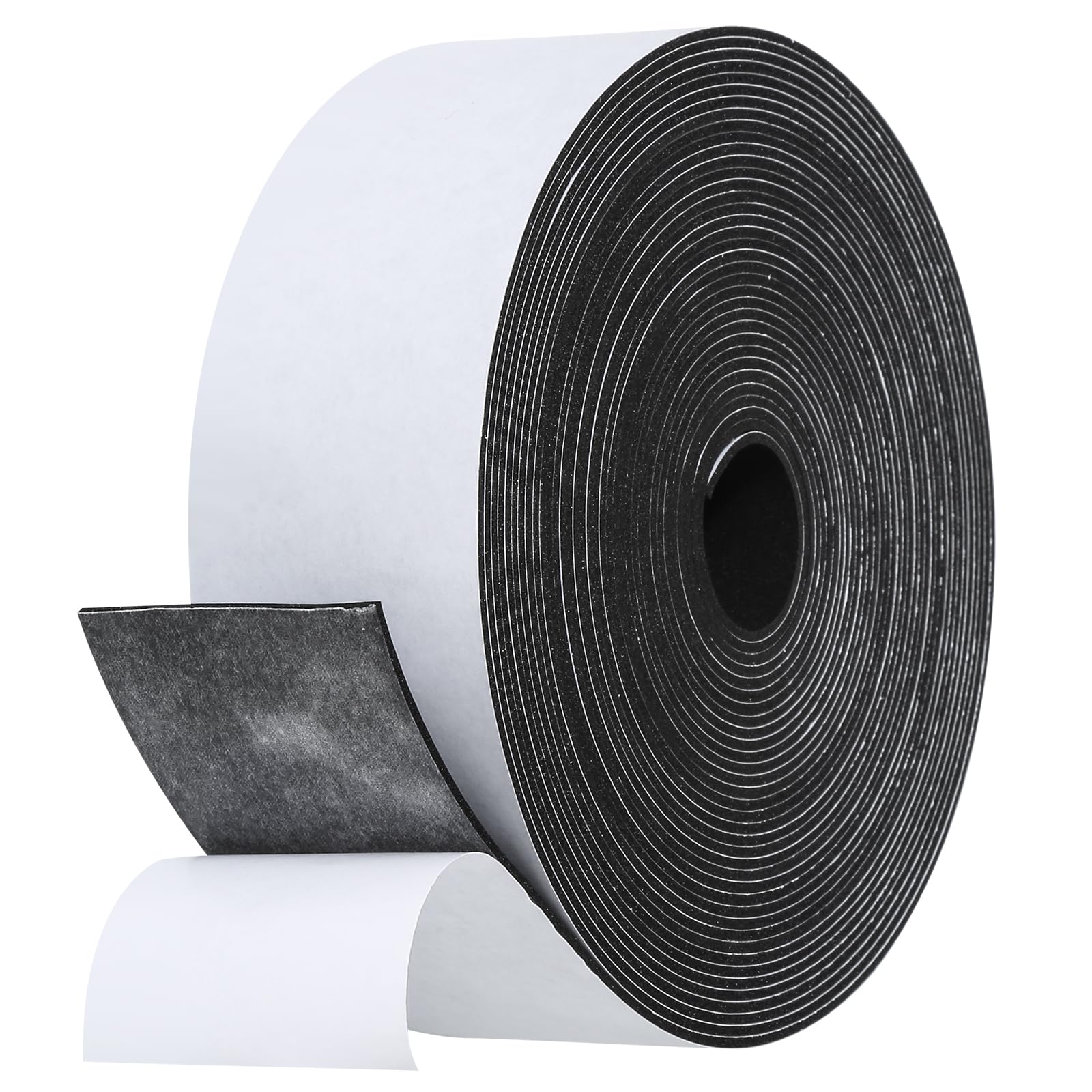 Fowong Weather Stripping Seal – Simple Peel-and-Stick Foam Tape for Clutter-Free Homes, 16ft Neutral Color Insulation