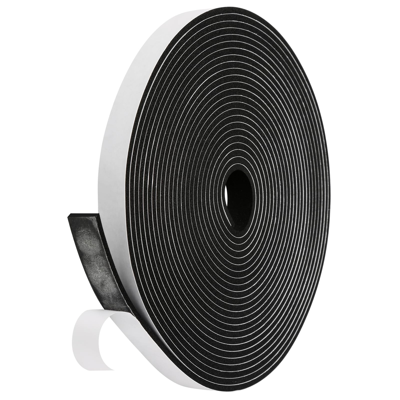 Fowong Weather Stripping Seal – Simple Peel-and-Stick Foam Tape for Clutter-Free Homes, 16ft Neutral Color Insulation