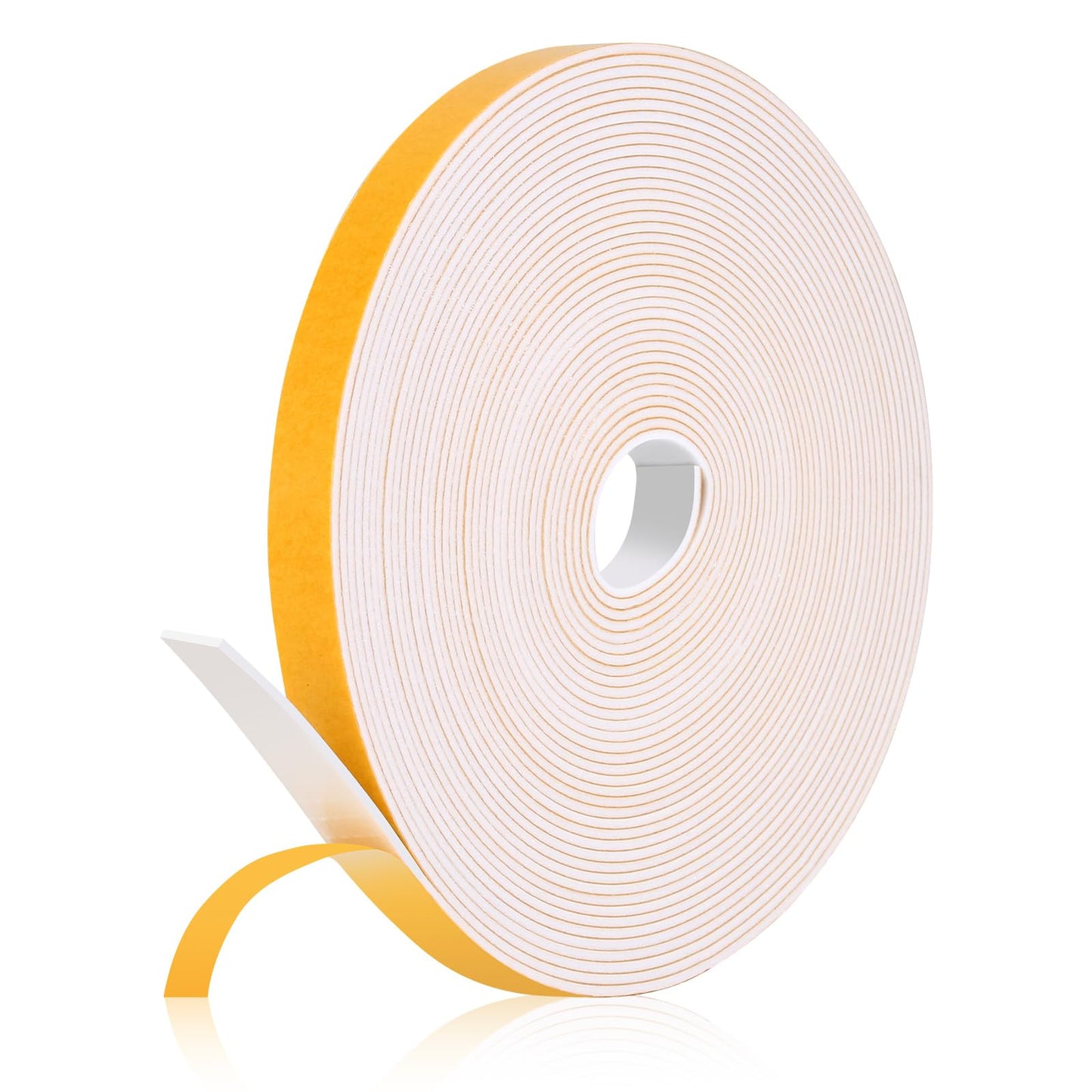 Fowong Weather Stripping Seal – Simple Peel-and-Stick Foam Tape for Clutter-Free Homes, 16ft Neutral Color Insulation