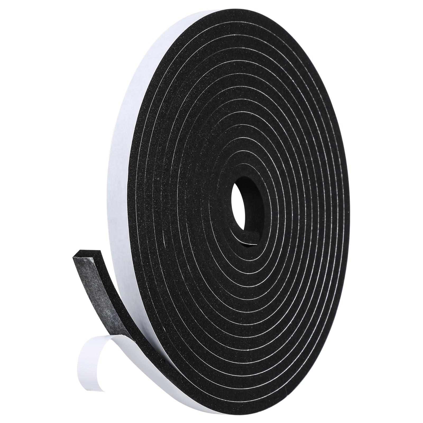 Fowong Weather Stripping Seal – Simple Peel-and-Stick Foam Tape for Clutter-Free Homes, 16ft Neutral Color Insulation