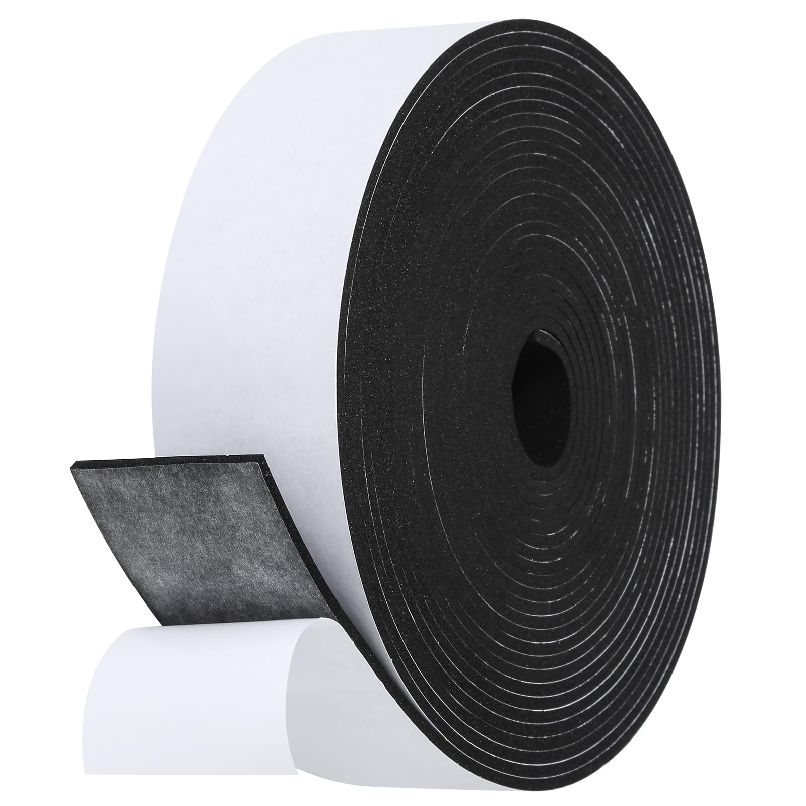 Fowong Weather Stripping Seal – Simple Peel-and-Stick Foam Tape for Clutter-Free Homes, 16ft Neutral Color Insulation
