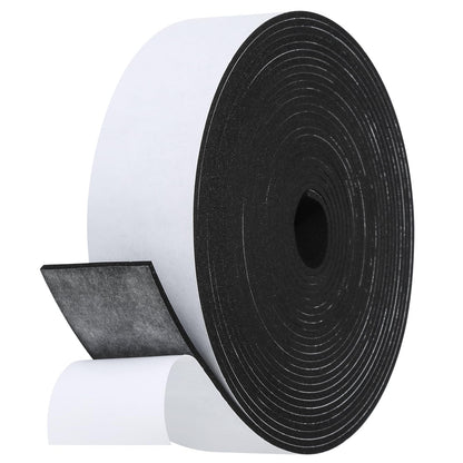 Fowong Weather Stripping Seal – Simple Peel-and-Stick Foam Tape for Clutter-Free Homes, 16ft Neutral Color Insulation