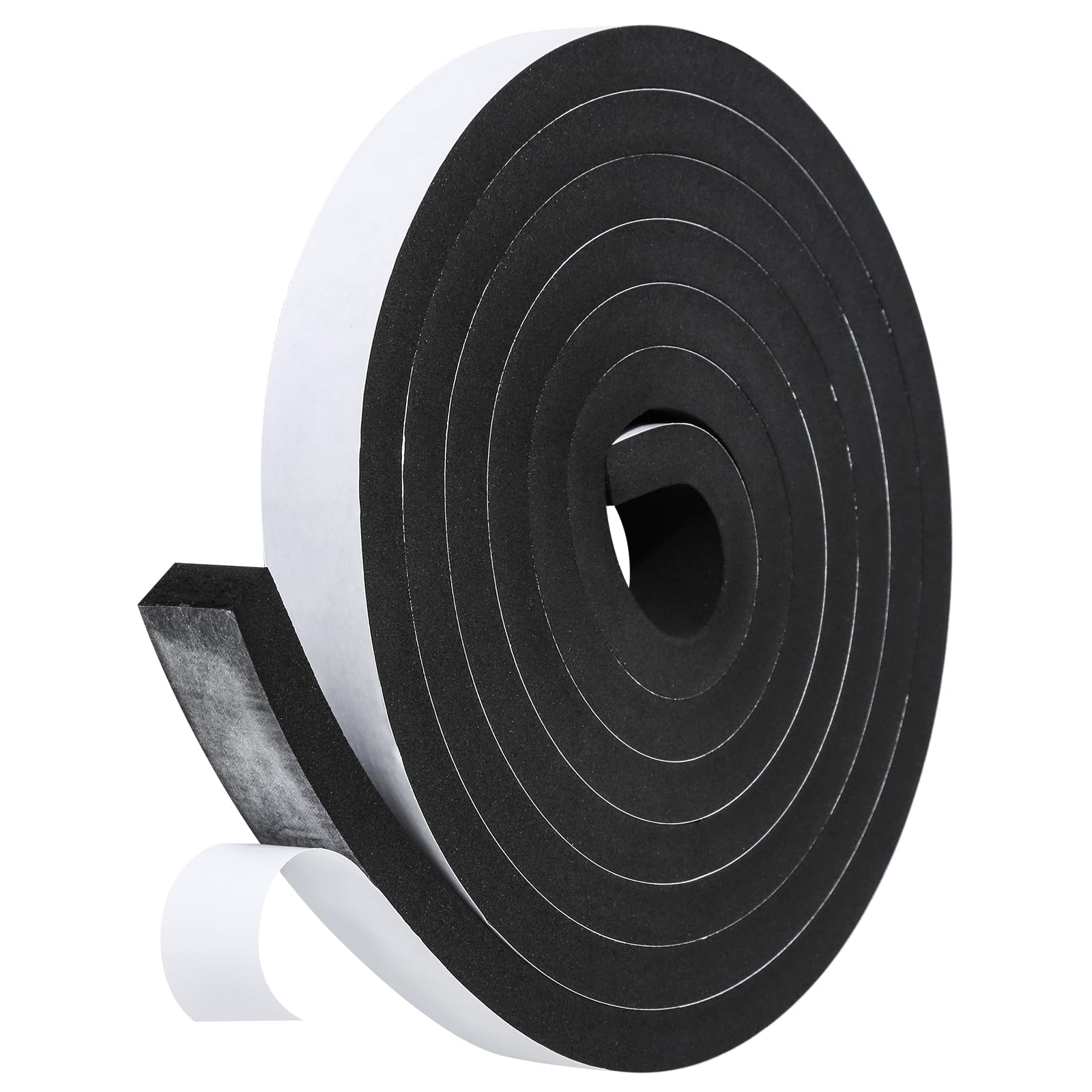 Fowong Weather Stripping Seal – Simple Peel-and-Stick Foam Tape for Clutter-Free Homes, 16ft Neutral Color Insulation