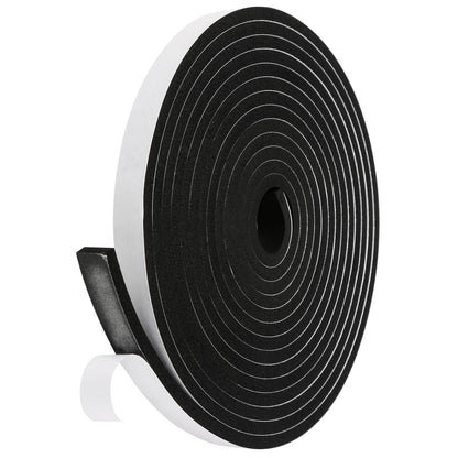 Fowong Weather Stripping Seal – Simple Peel-and-Stick Foam Tape for Clutter-Free Homes, 16ft Neutral Color Insulation