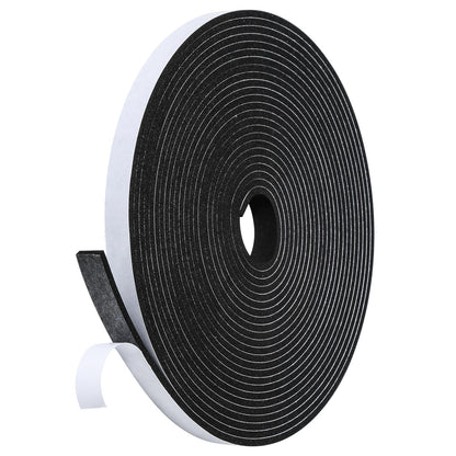 Fowong Weather Stripping Seal – Simple Peel-and-Stick Foam Tape for Clutter-Free Homes, 16ft Neutral Color Insulation