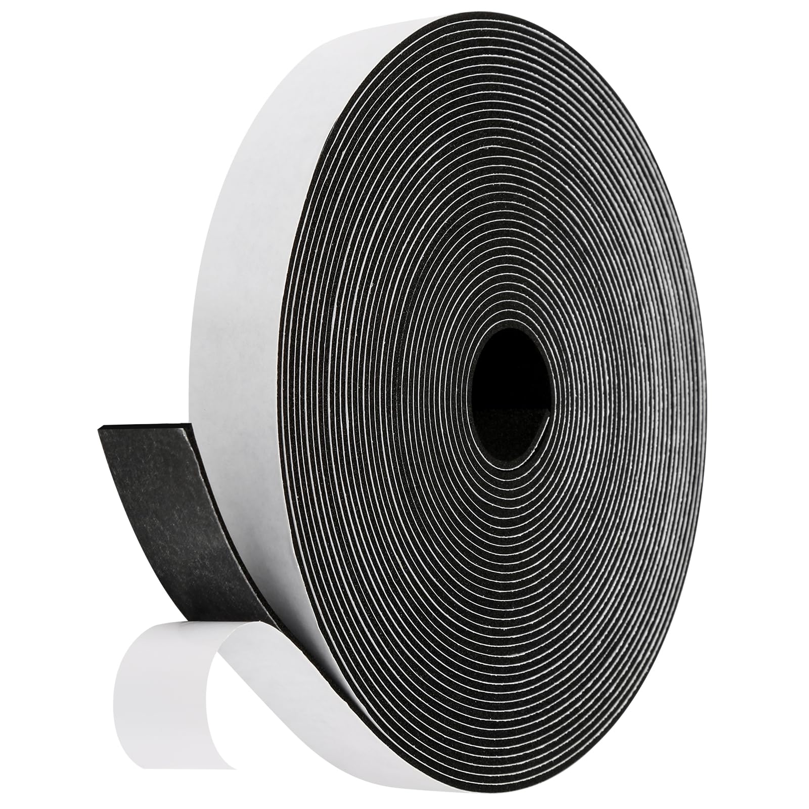 Fowong Weather Stripping Seal – Simple Peel-and-Stick Foam Tape for Clutter-Free Homes, 16ft Neutral Color Insulation