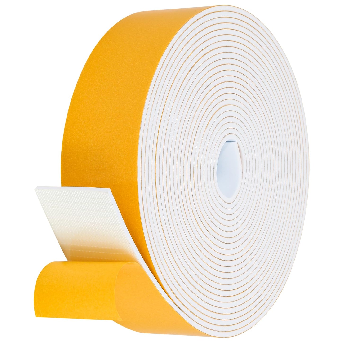 Fowong Weather Stripping Seal – Simple Peel-and-Stick Foam Tape for Clutter-Free Homes, 16ft Neutral Color Insulation