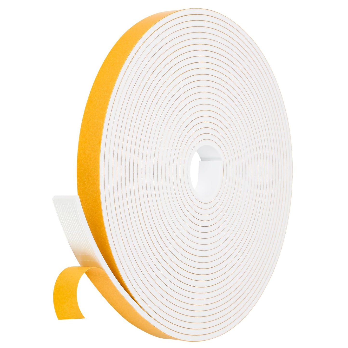 Fowong Weather Stripping Seal – Simple Peel-and-Stick Foam Tape for Clutter-Free Homes, 16ft Neutral Color Insulation