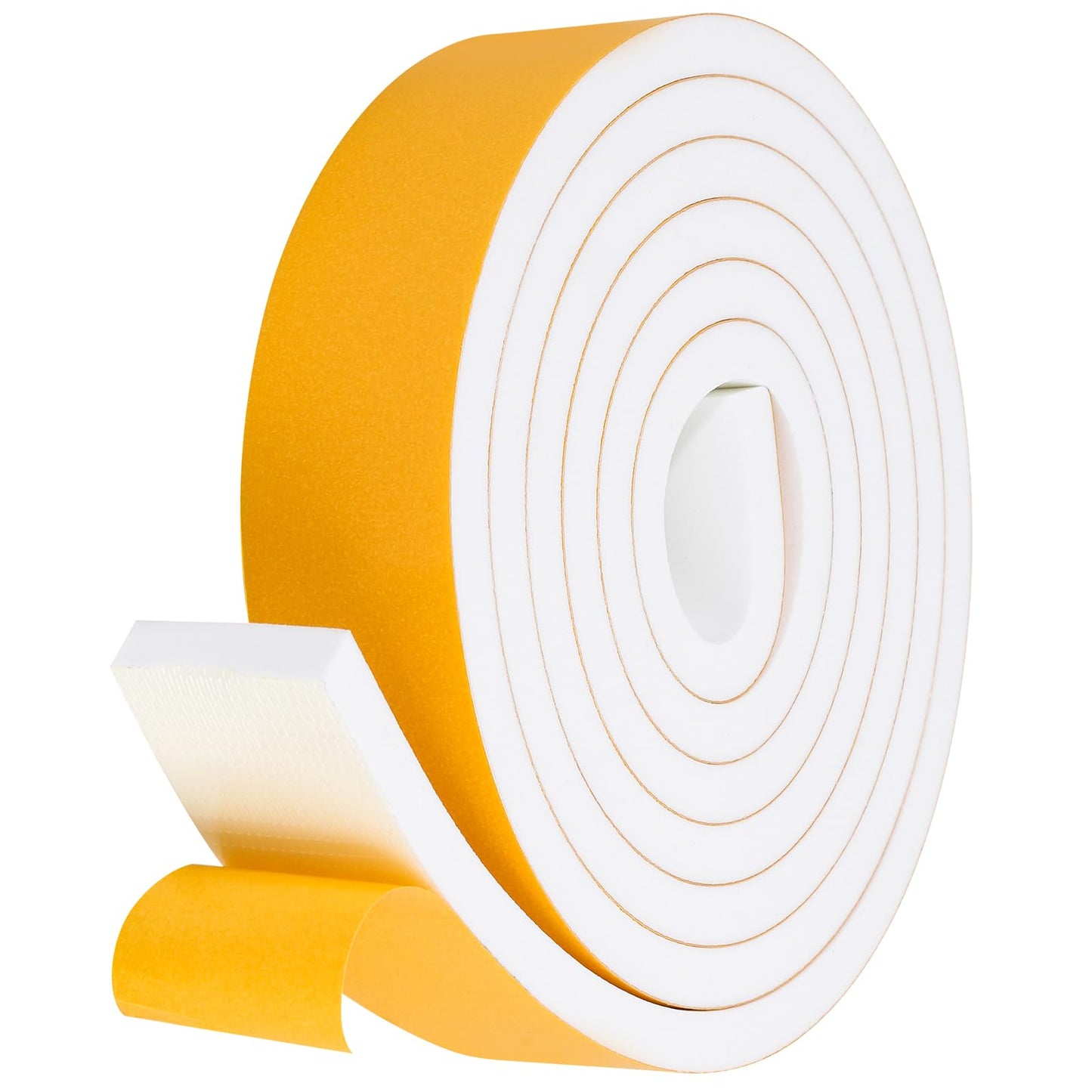 Fowong Weather Stripping Seal – Simple Peel-and-Stick Foam Tape for Clutter-Free Homes, 16ft Neutral Color Insulation