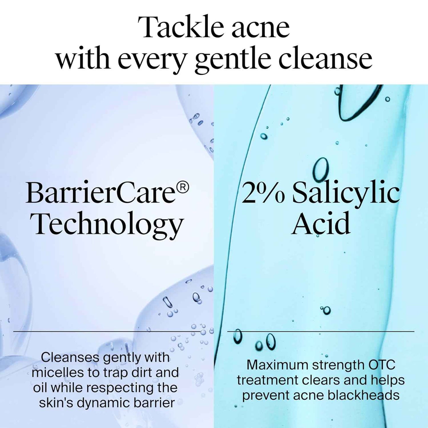 Neutrogena Oil-Free Acne Face Wash with 2% Salicylic Acid for Sensitive Skin – Daily Morning and Evening Facial Cleanser for a Mindful Skincare Ritual