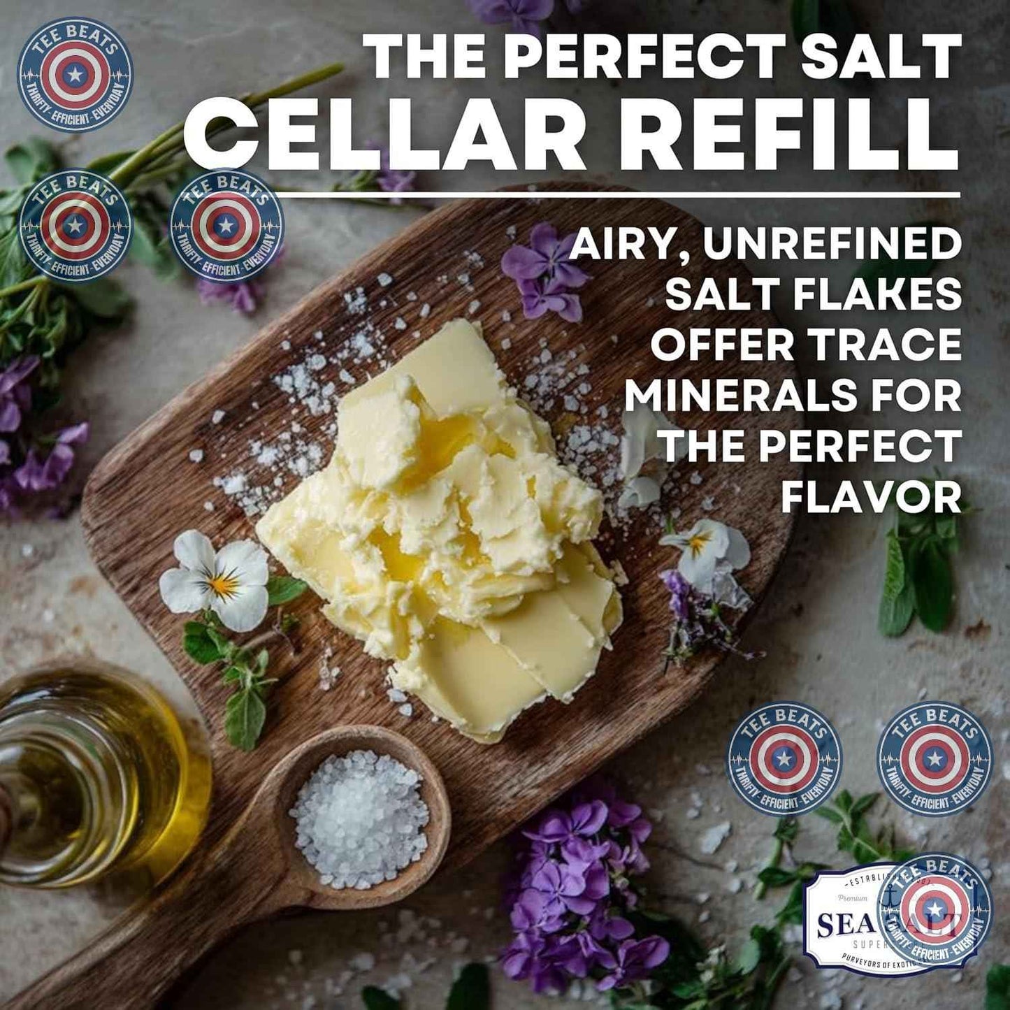 Sol de Baja Hand-Harvested Sea Salt Flakes, 7 oz – Premium Finishing Salt for the Discerning Home Chef